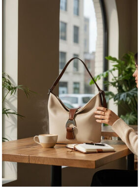 Dooney and Bourke Shoulder Bag One Size Beige Brown